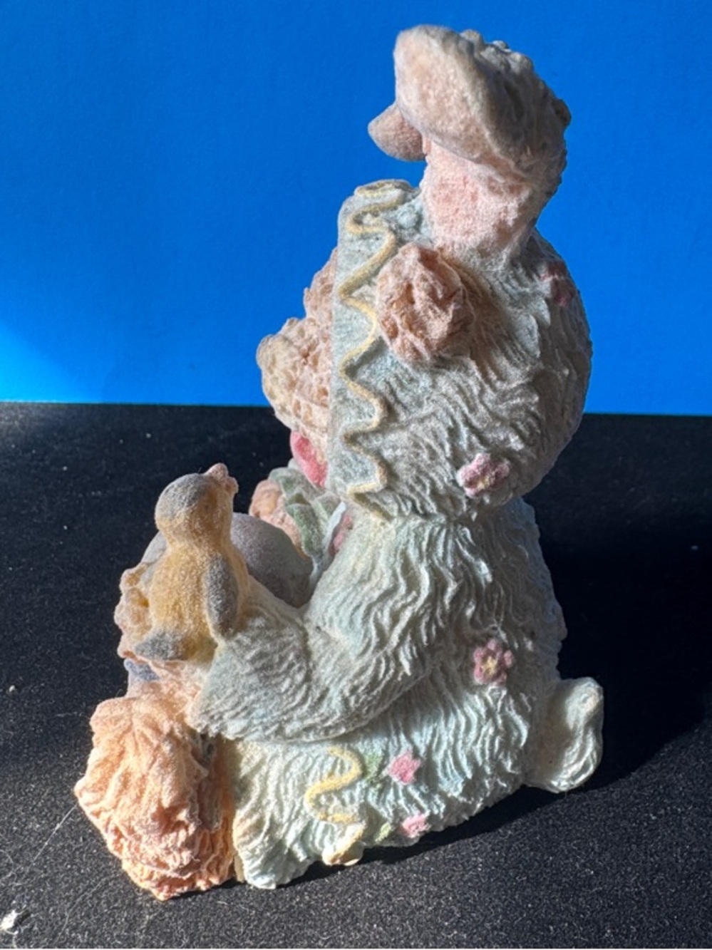 Vintage Adorable Bunny Teddy Bear Figurine - Picture 2 of 7